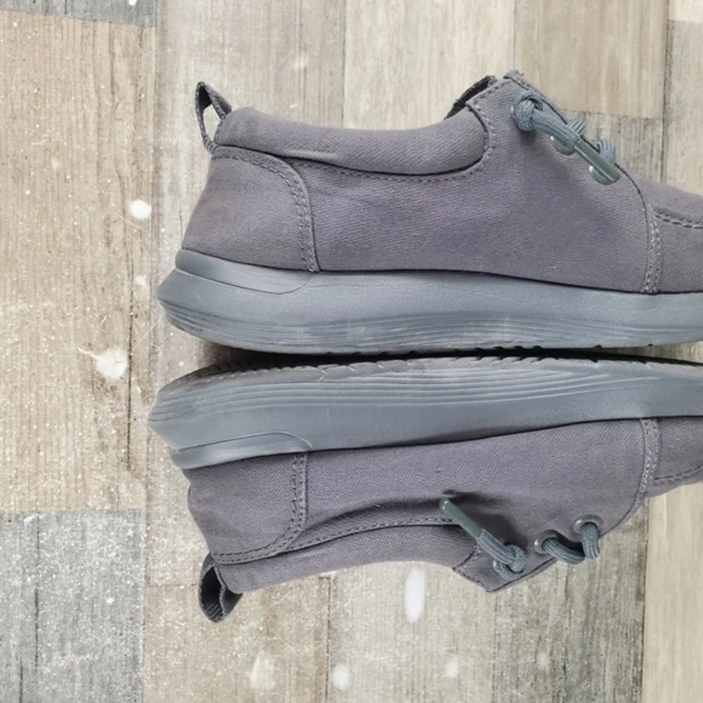 Reef Swellsole Cutback Mens Shoes Sz 9.5 Dark Gray Round Toe Lace Up‎ Sneakers